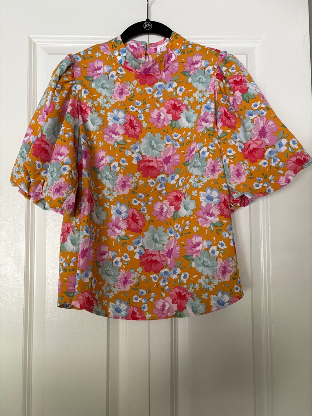 THML Floral Puff Sleeve Blouse - Picture 2 of 5